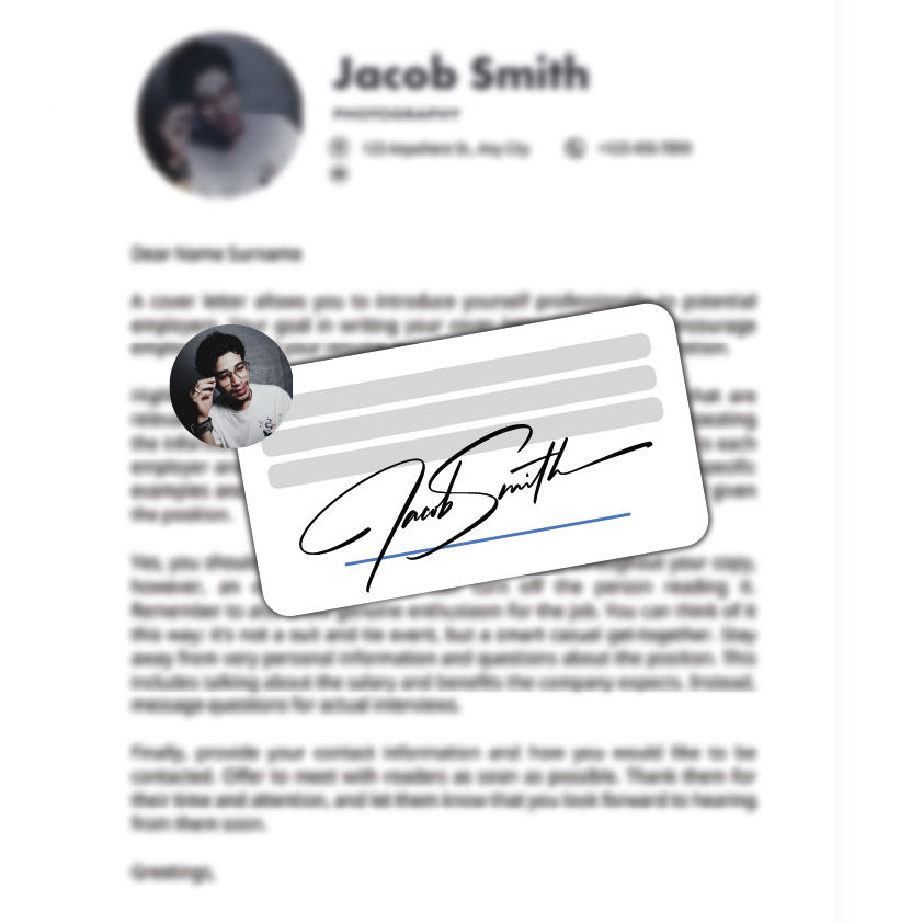 Resumes, Letters & Personal Documents